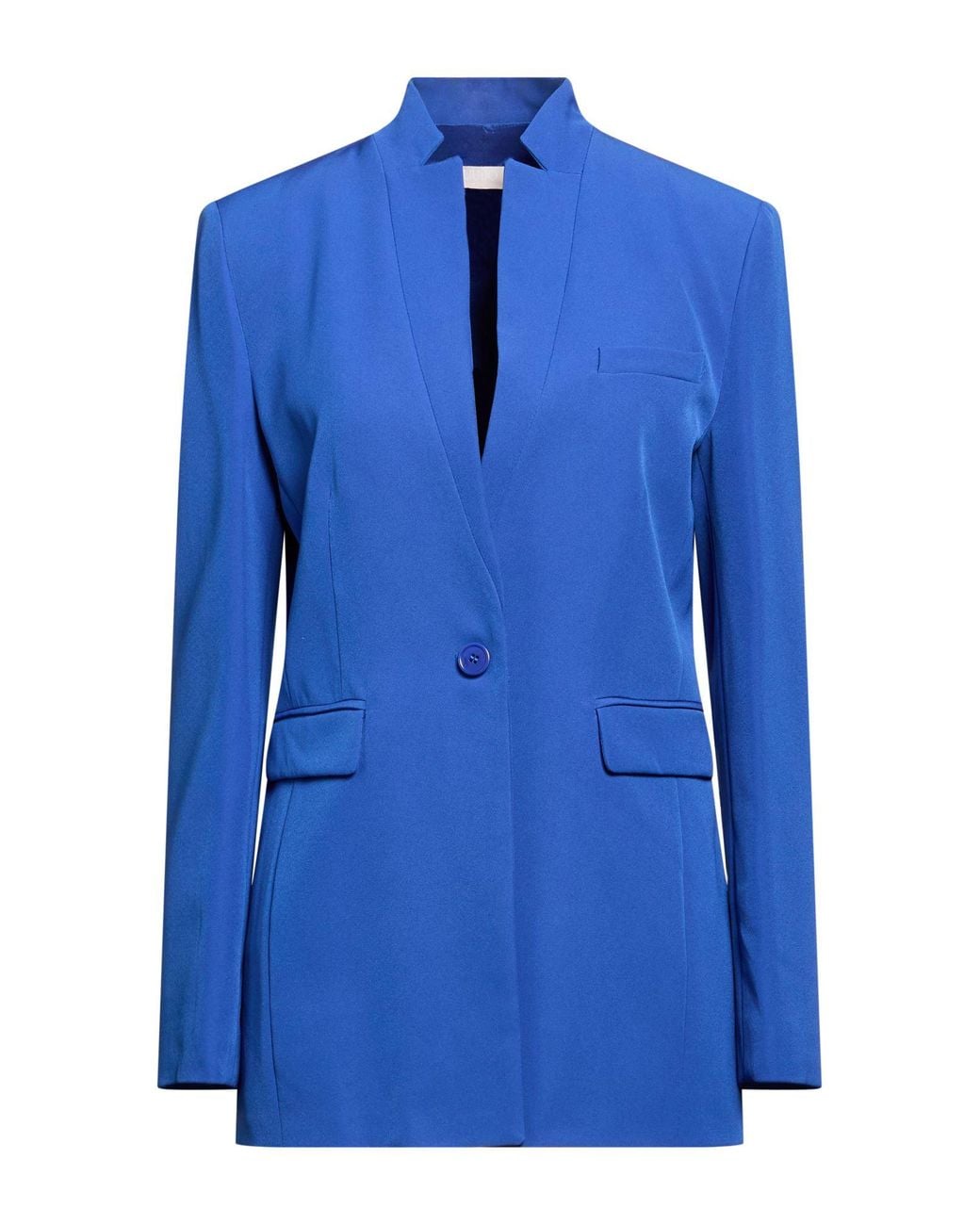 Liu Jo Blue Blazer Polyester, Elastane