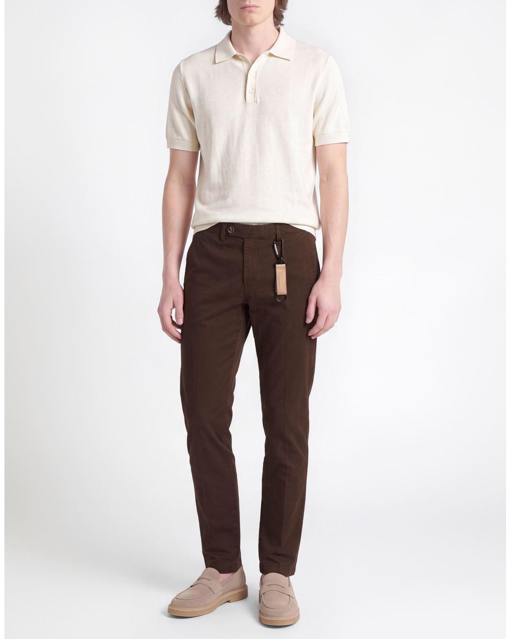 Manuel Ritz Brown Trouser for men