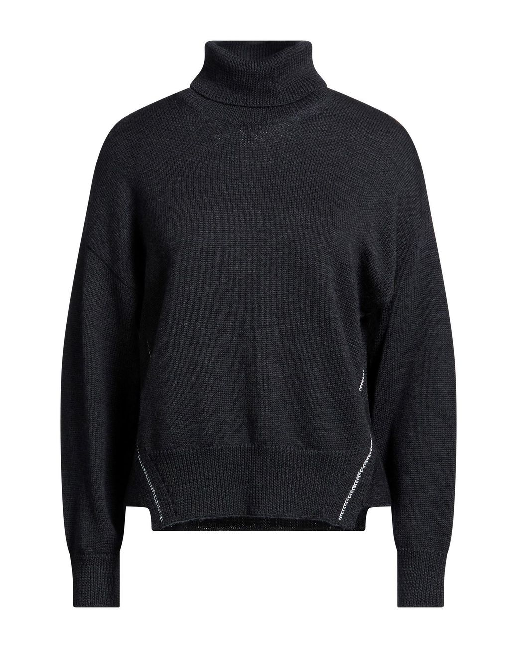 Alpha Studio Blue Rollkragenpullover