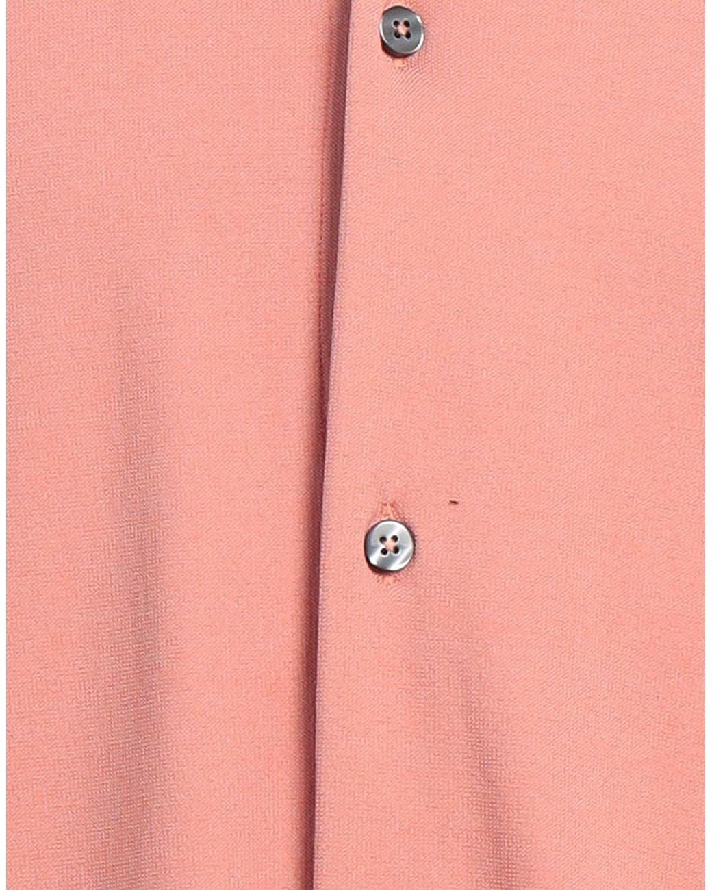 Rrd Pink Shirt Cotton, Polyamide, Elastane for men