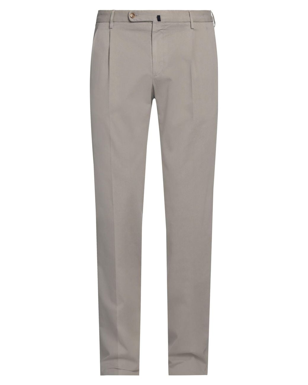 Incotex Gray Pants Cotton, Lyocell, Elastane for men