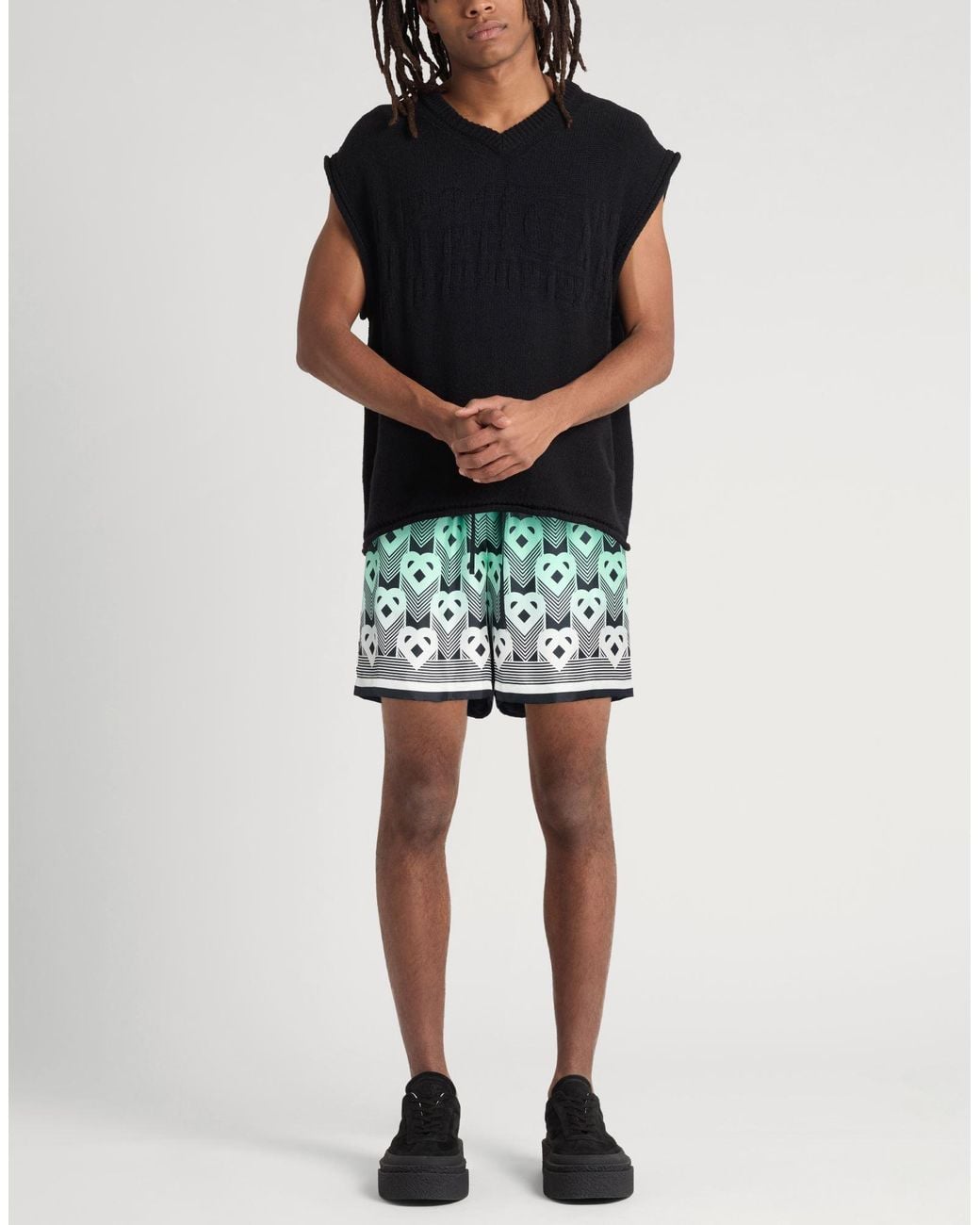Casablanca Green Shorts & Bermuda Shorts for men