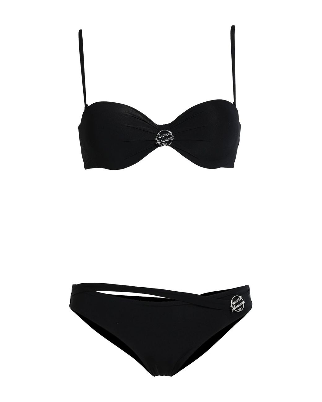 Emporio Armani Bikini in Black | Lyst