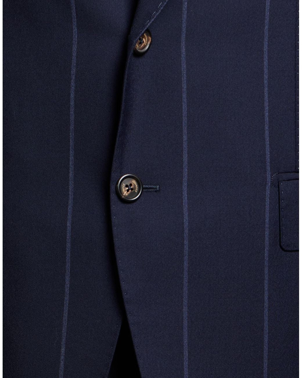 Eleventy Blue Suit Wool, Silk for men