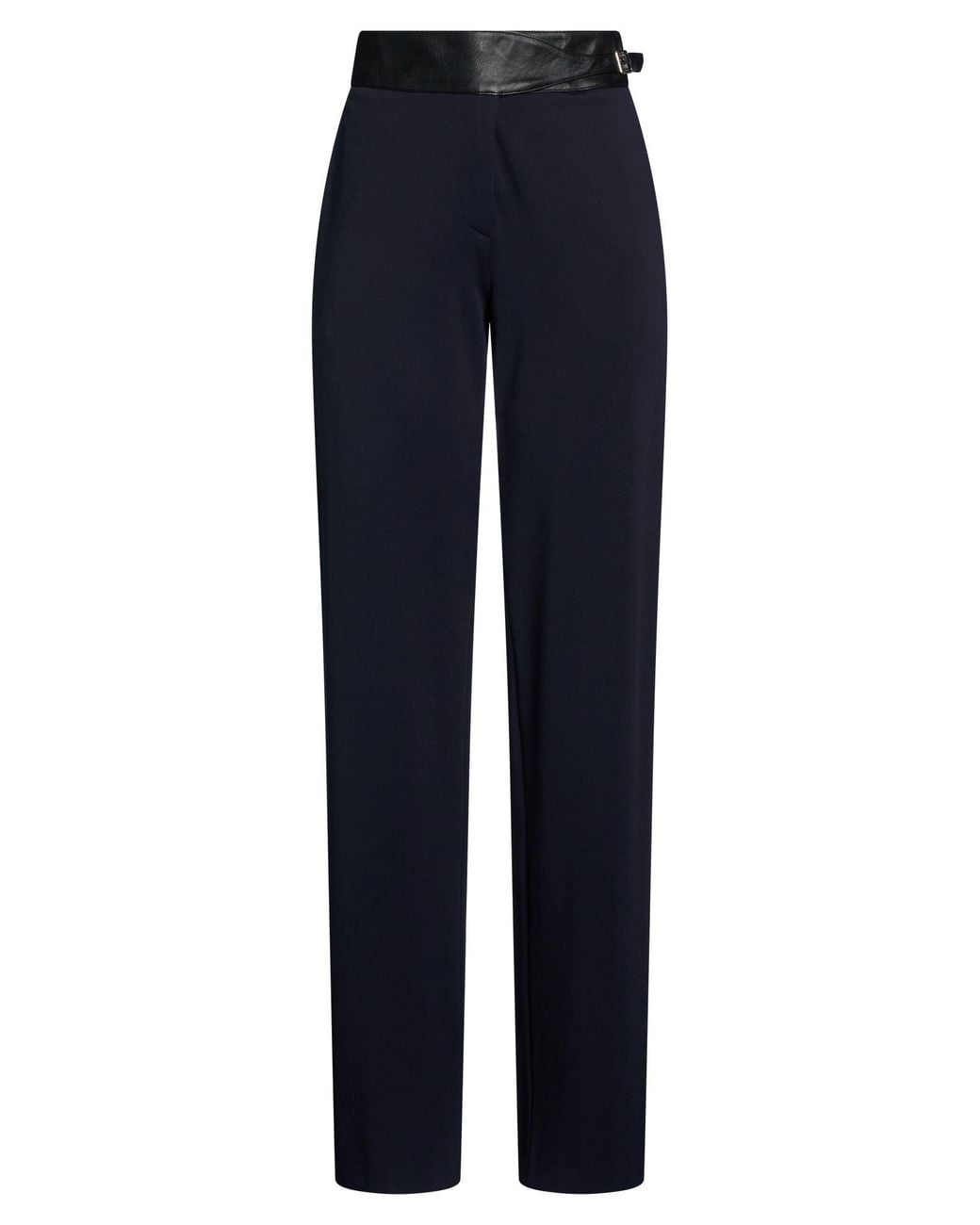 Liviana Conti Blue Midnight Pants Viscose, Polyamide, Elastane