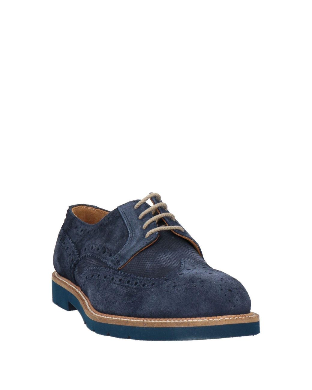 Baldinini Blue Lace-Up Shoes for men
