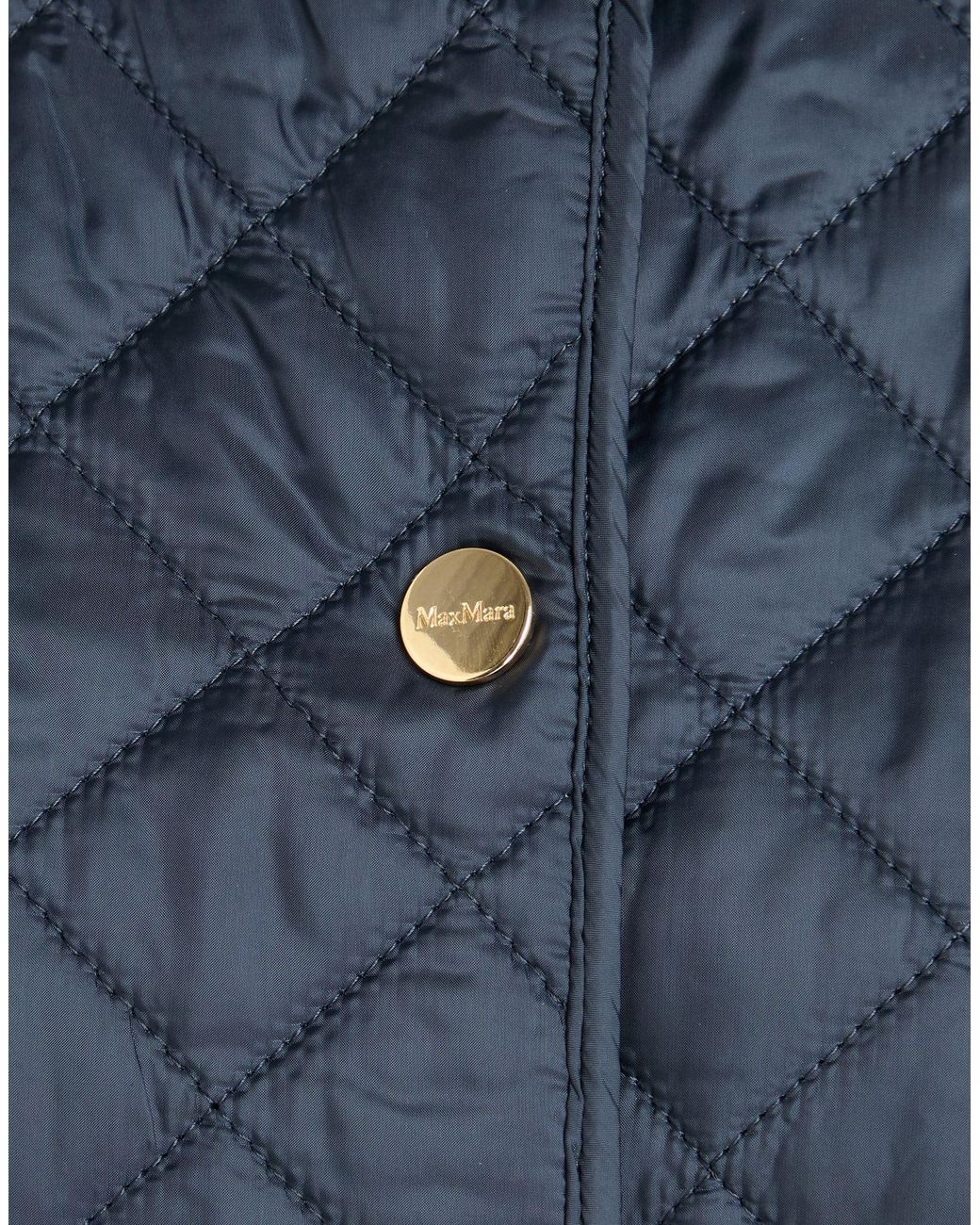 Max Mara Blue Puffer Polyester