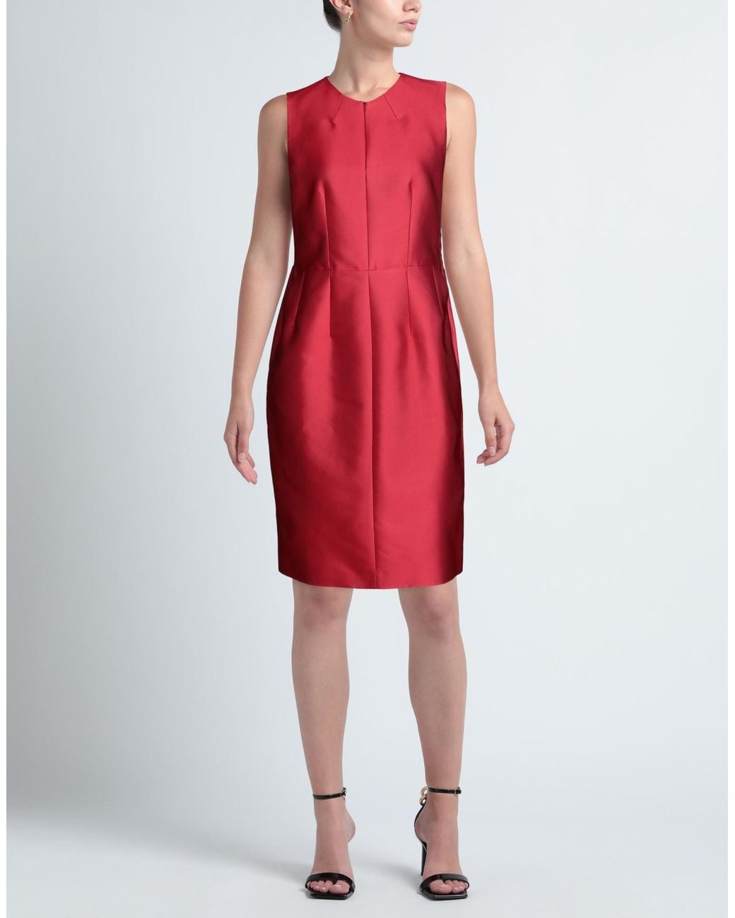Aspesi Red Midi Dress