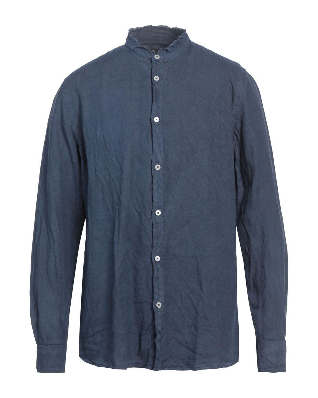 Messagerie Blue Patrizio Piscaglia Shirt Linen for men