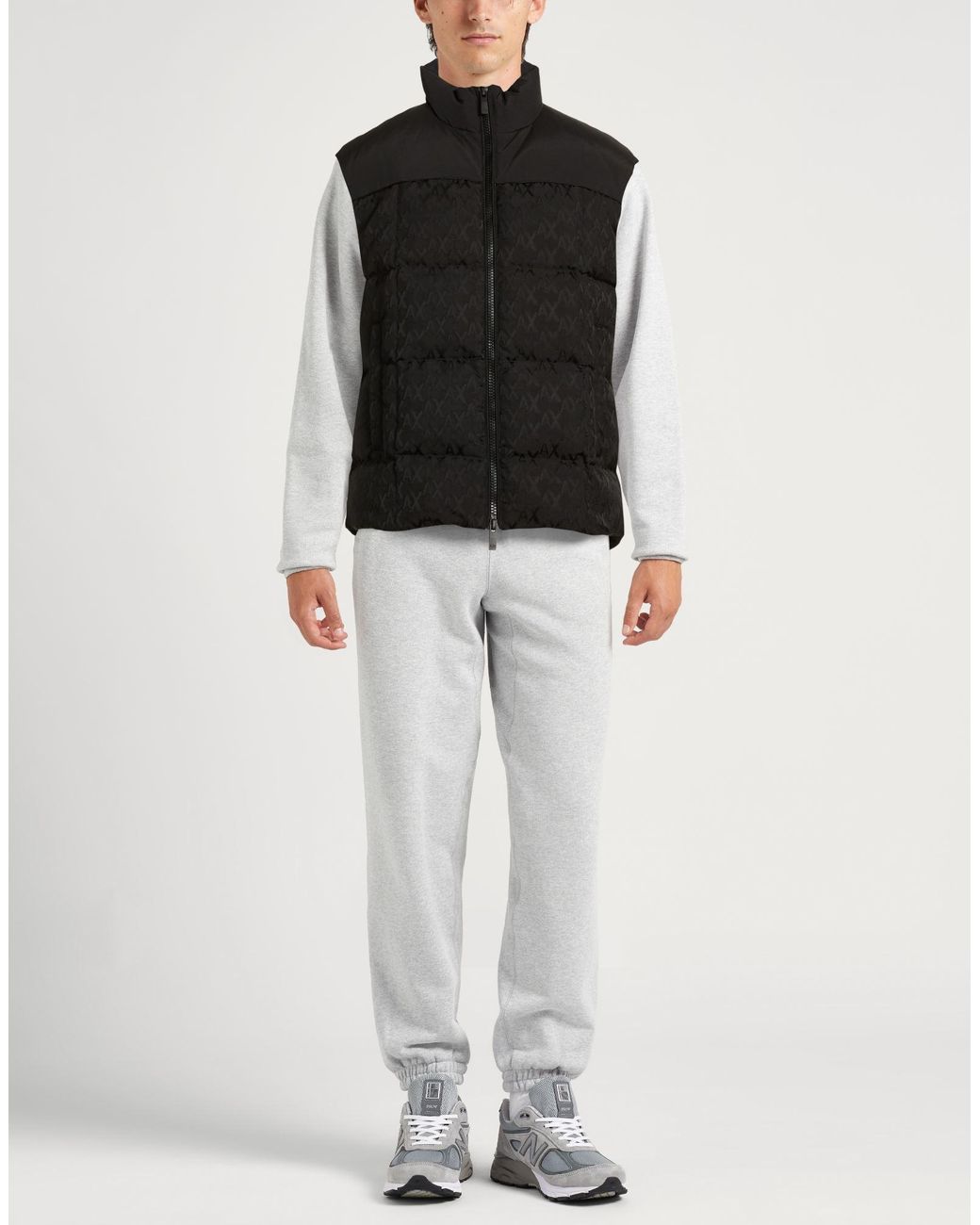 ARMANI EXCHANGE Black Gilet for men