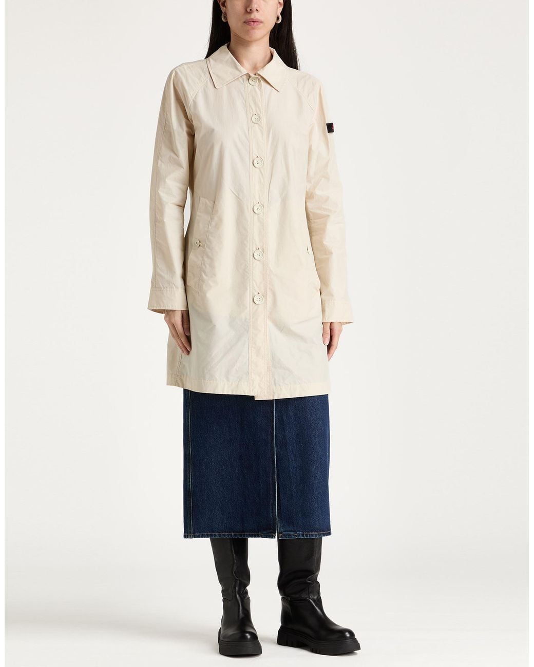 Peuterey White Overcoat & Trench Coat
