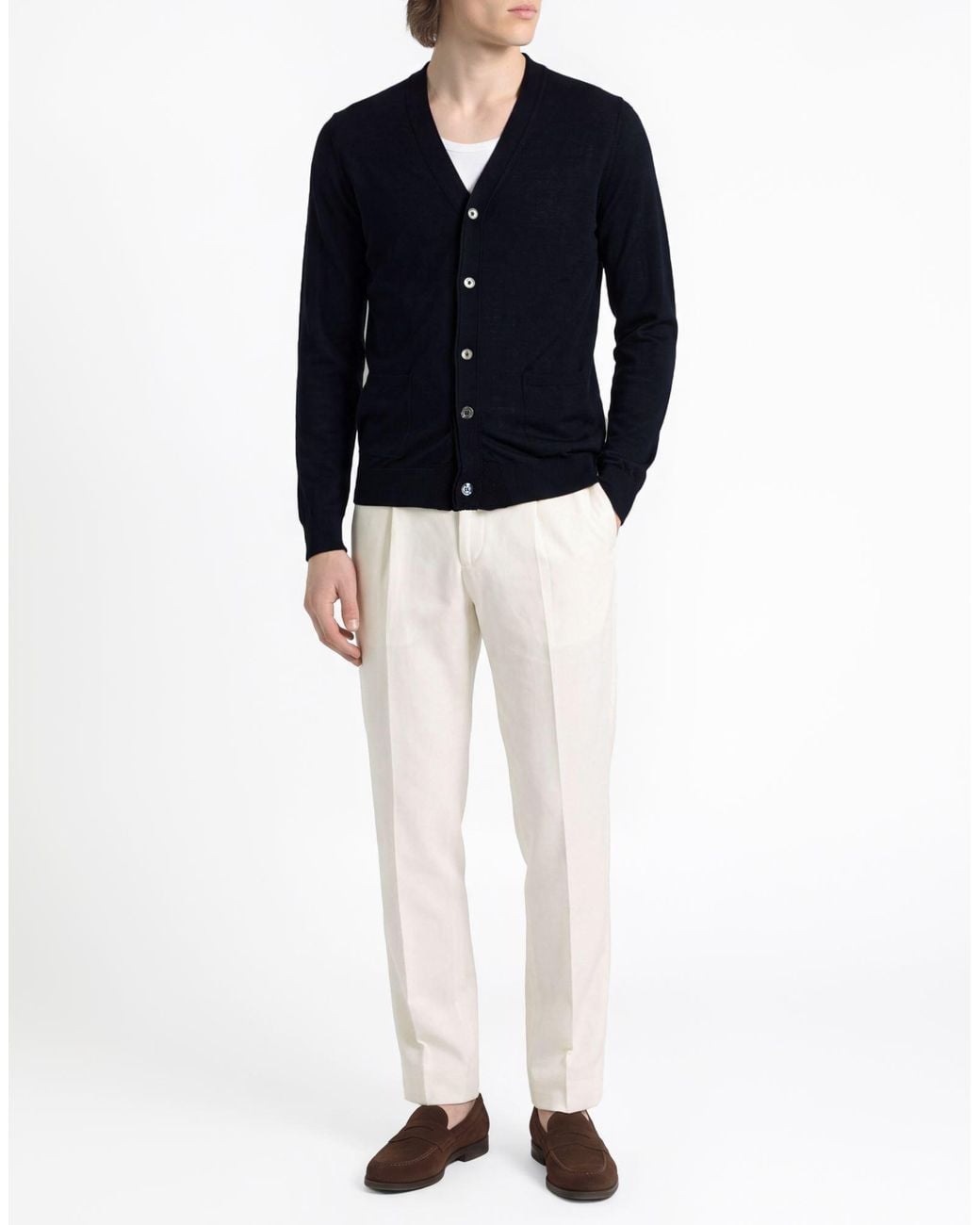 Alpha Studio Blue Cardigans for men