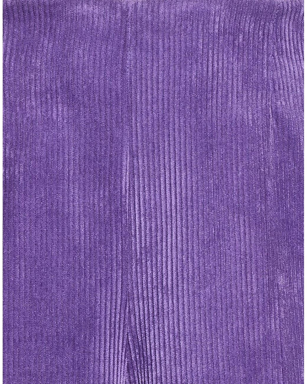 Nenette Purple Pants Polyester, Polyamide, Elastane