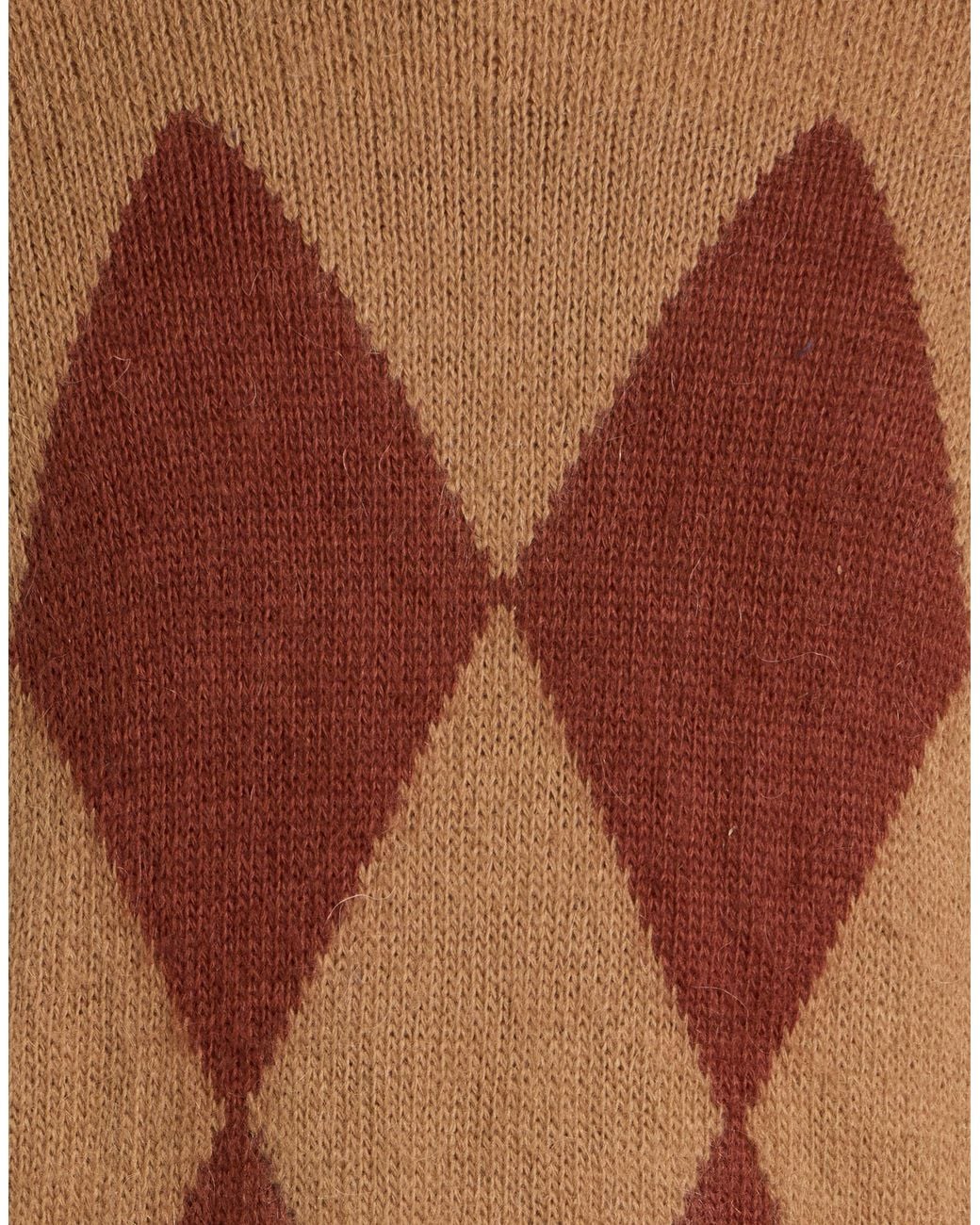 MARSĒM Brown Camel Sweater Polyacrylic, Mohair Wool, Polyamide, Polyester for men