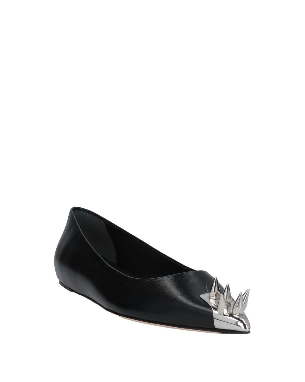 McQueen Black Ballet Flats