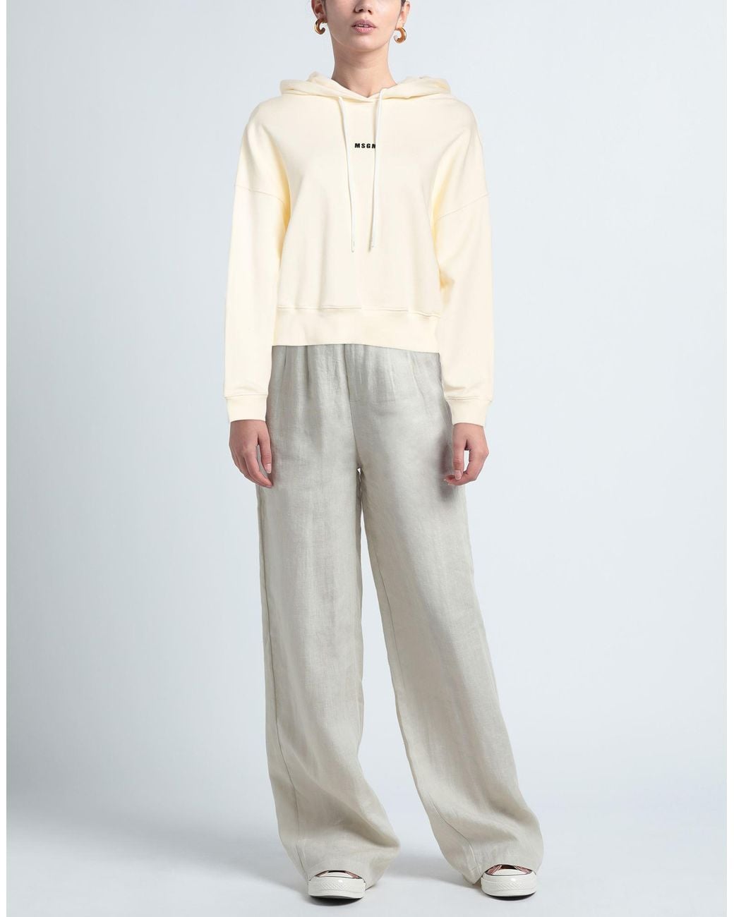 Felpa di MSGM in Natural