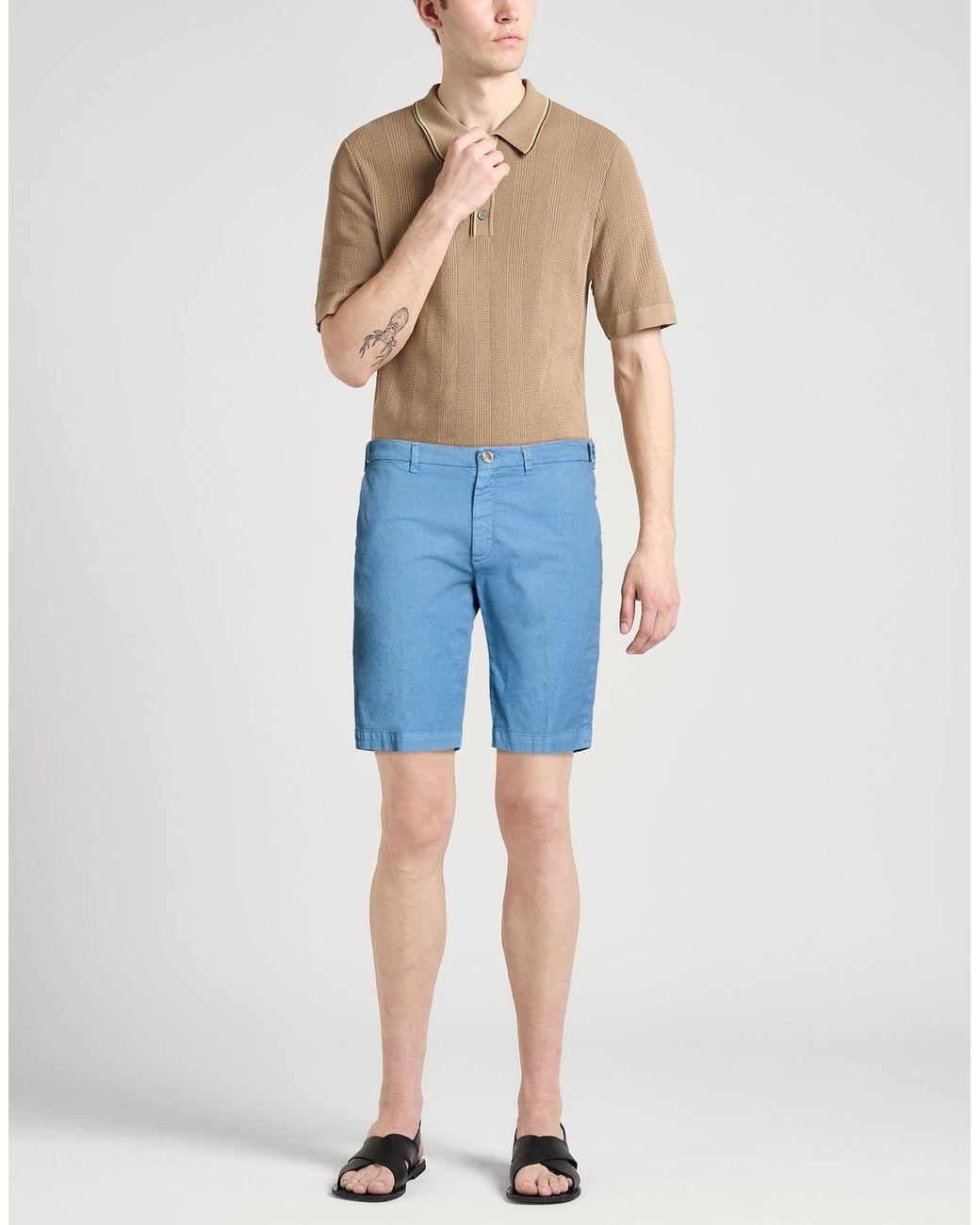 Barba Napoli Blue Shorts & Bermuda Shorts for men