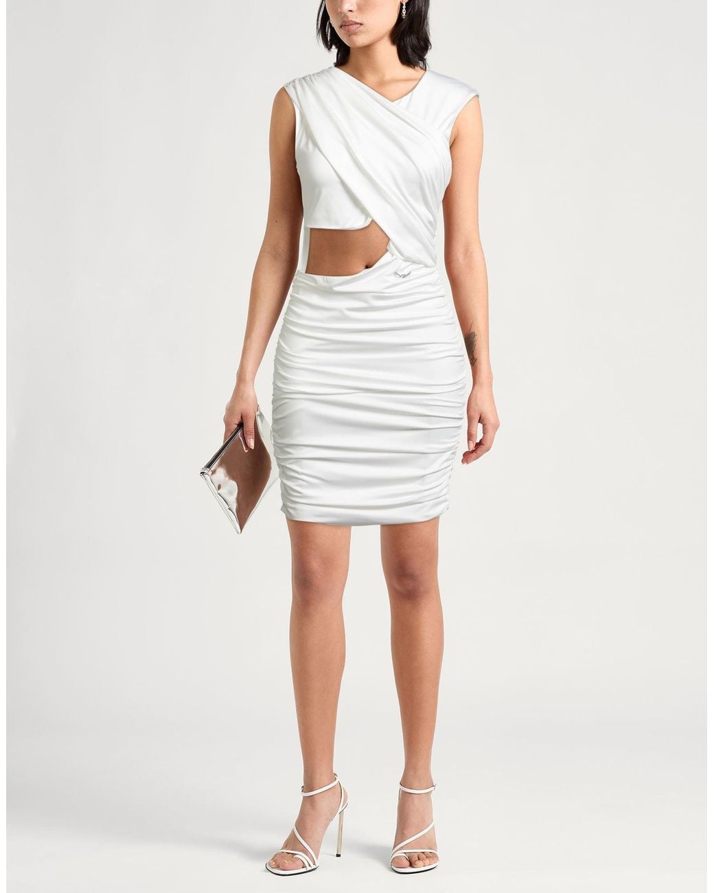 Gaelle Paris White Mini Dress