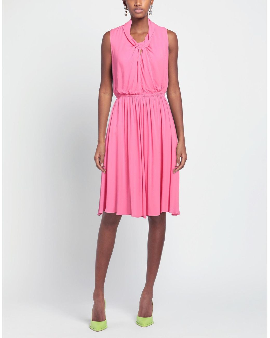Nenette Pink Midi Dress