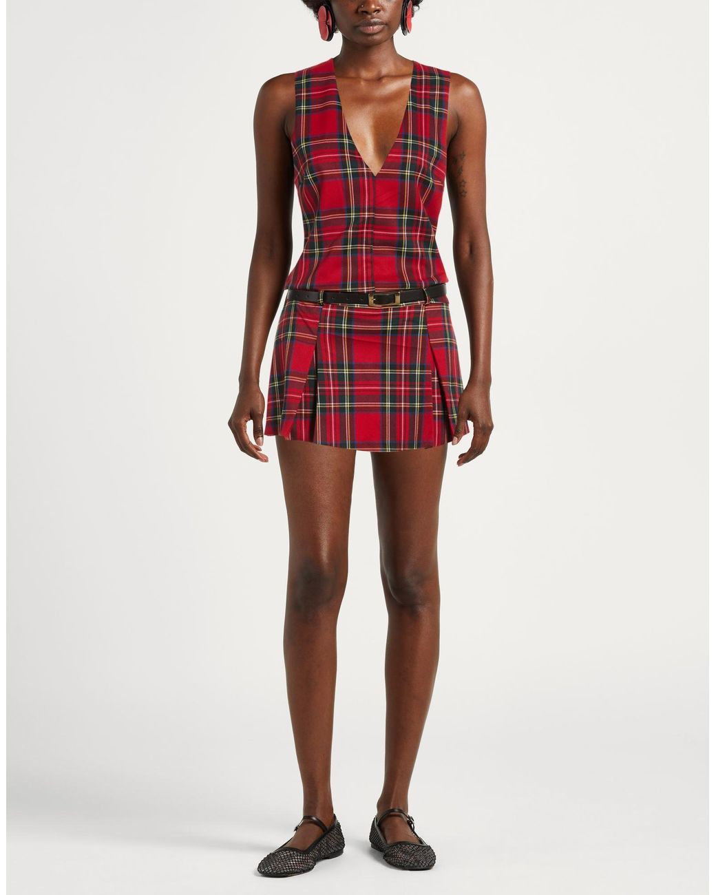 ViCOLO Red Mini Dresses