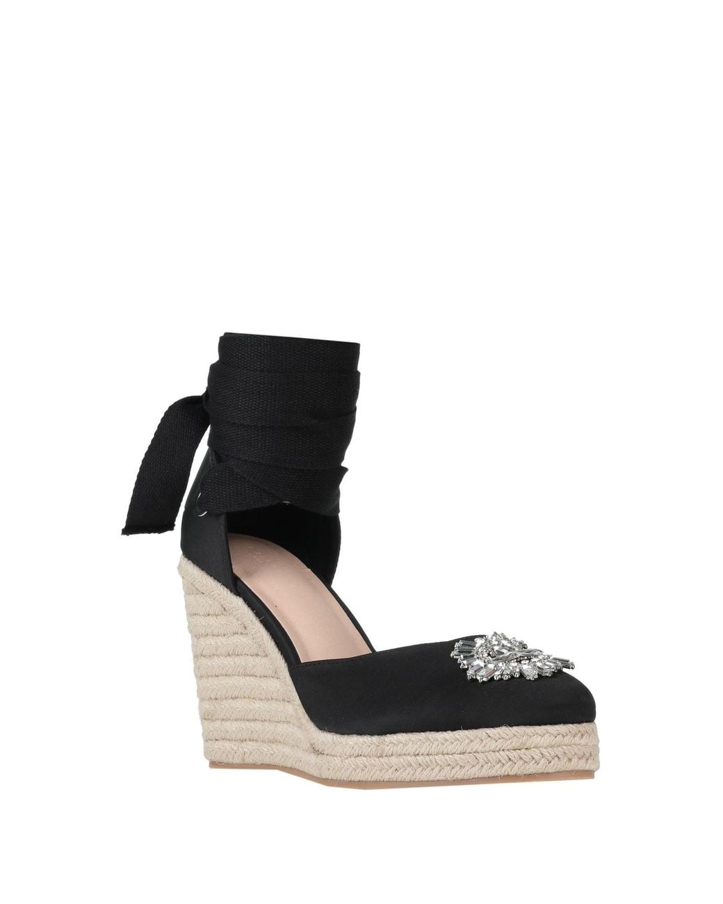 Gaelle Paris Black Espadrilles