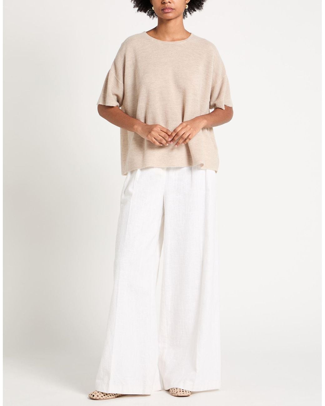 Gentry Portofino White Sweaters