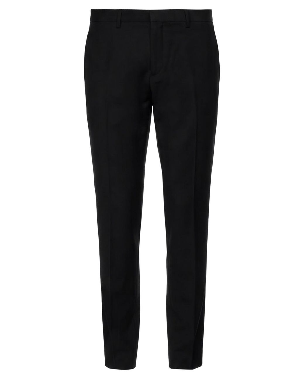 Emporio Armani Black Pants Cotton, Elastane for men