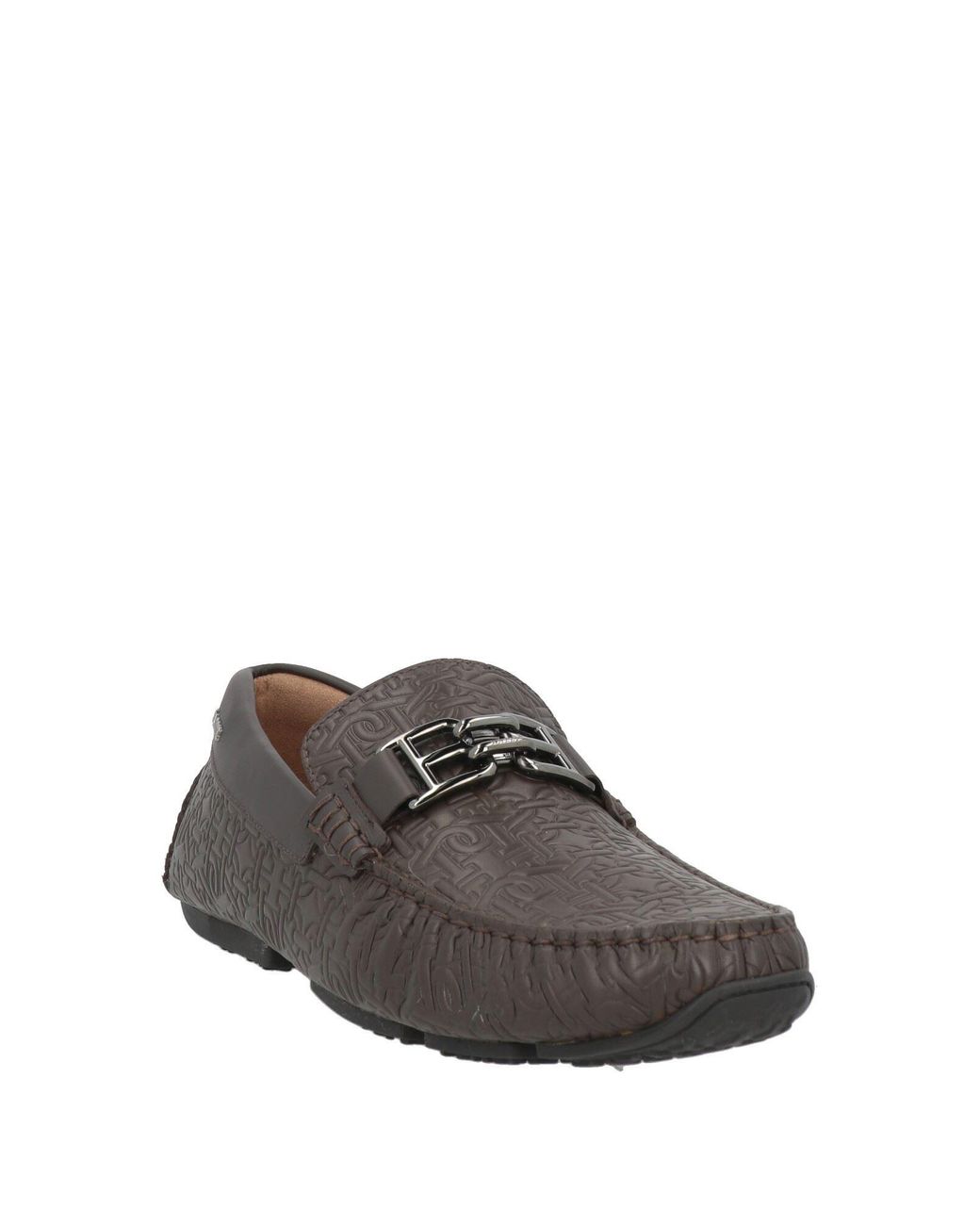 Bally Gray Dark Loafers Leather for men