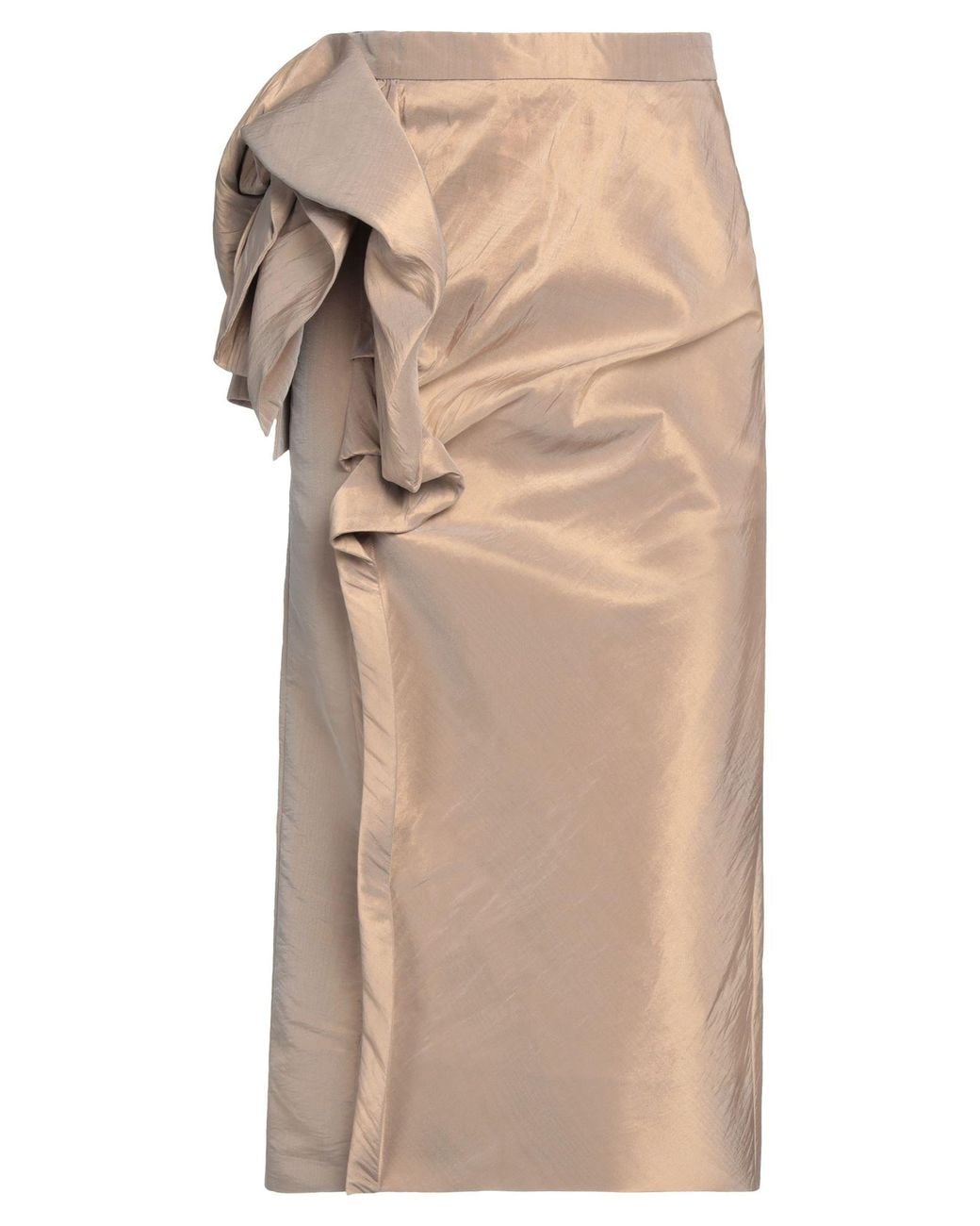 Maison Margiela Natural Midi Skirt
