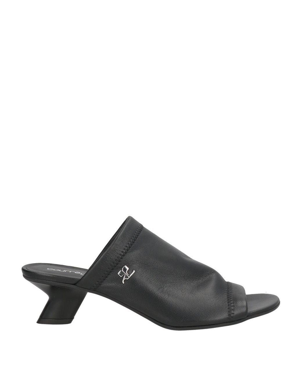 Courreges Black Sandals