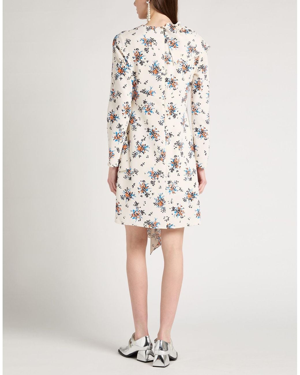 MSGM White Mini Dress Polyester