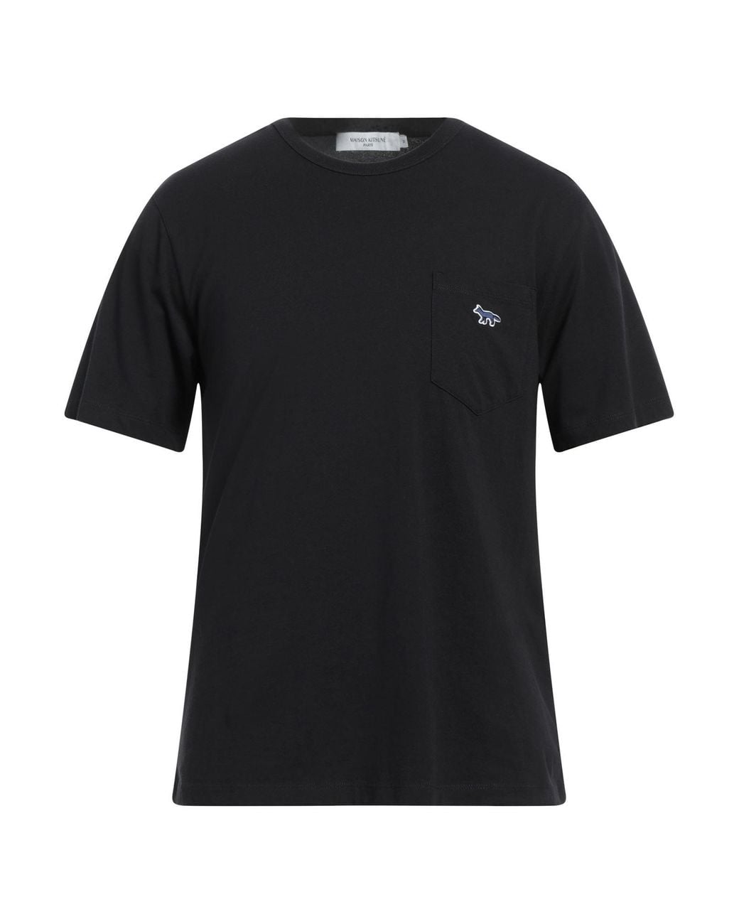 Maison Kitsuné Black T-Shirt Cotton for men