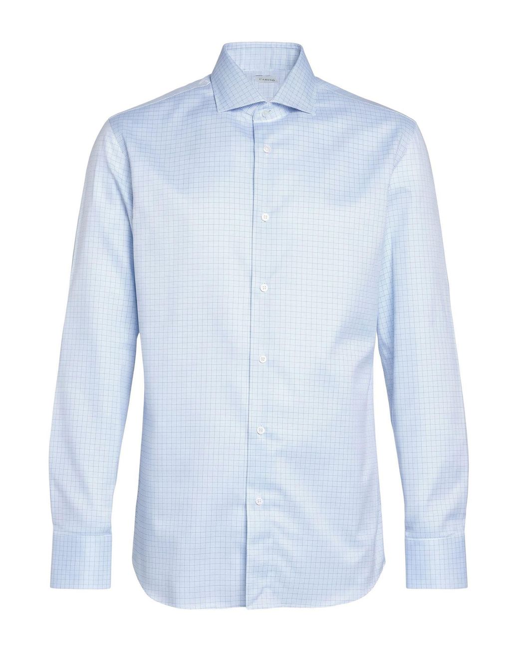 Caruso Blue Shirt Cotton for men