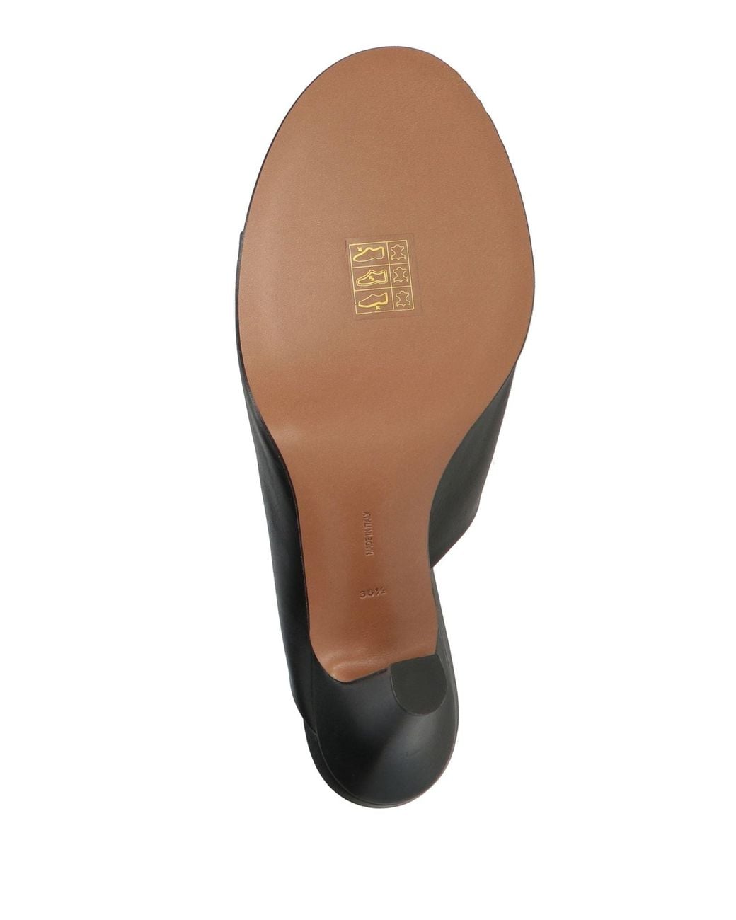 The Row Black Sandals Leather