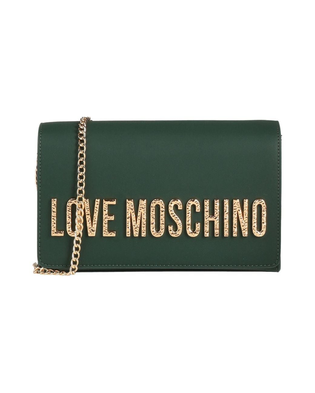 Love Moschino Green Clutch