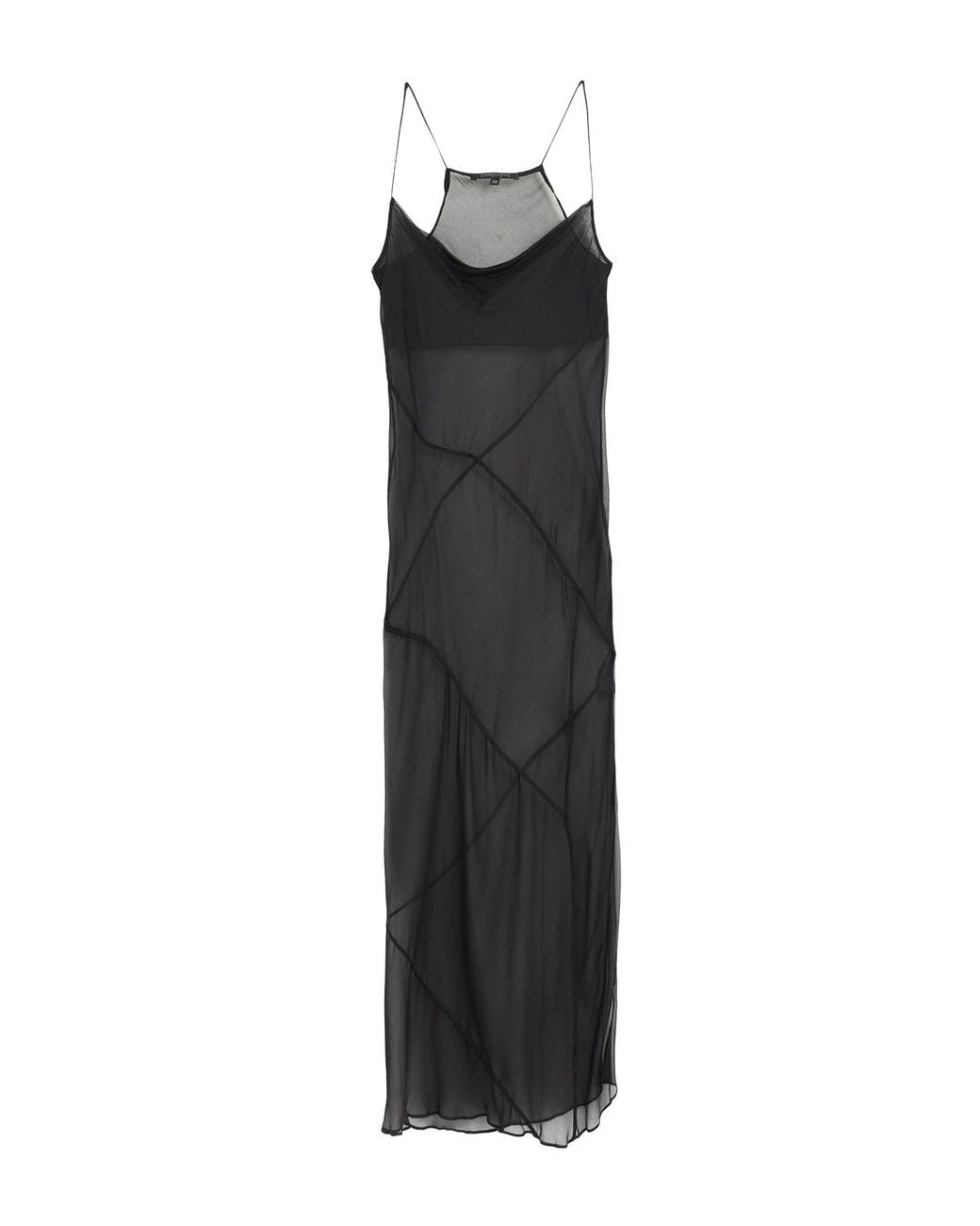 Patrizia Pepe Black Midi Dress Silk