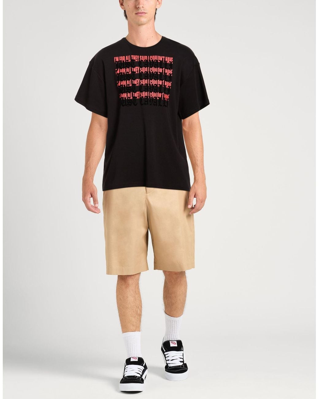 Just Cavalli Black T-Shirt Cotton for men