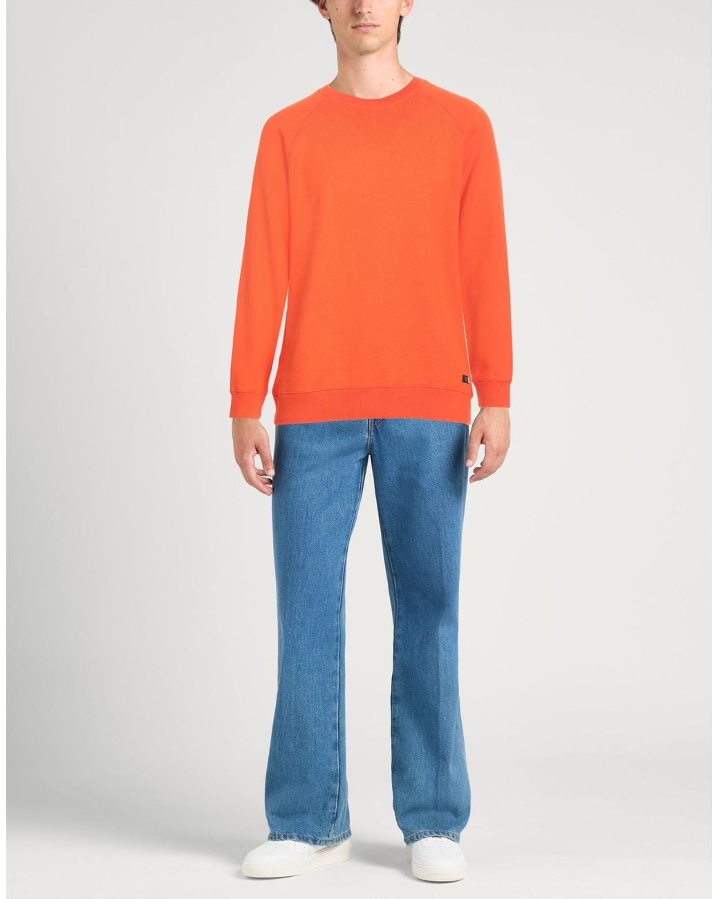 Edwin Sweatshirt in Orange für Herren