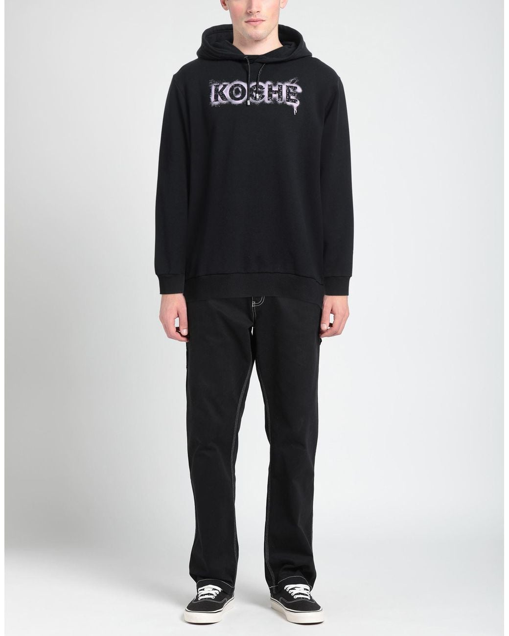 Koche Black Sweatshirt for men
