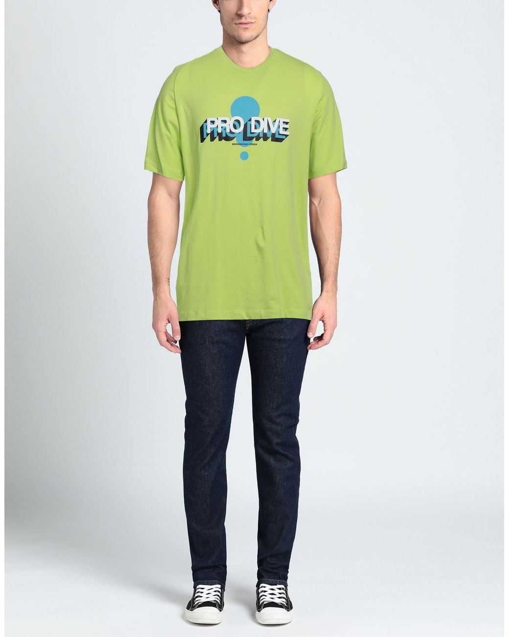 Bikkembergs Green T-shirt for men