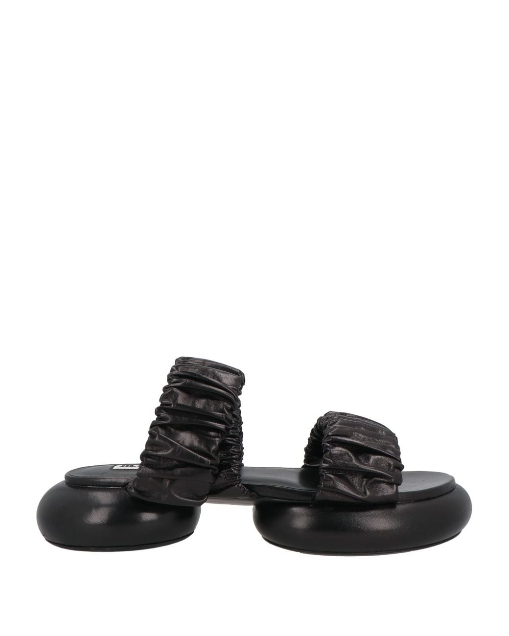 Jil Sander Black Sandals Leather