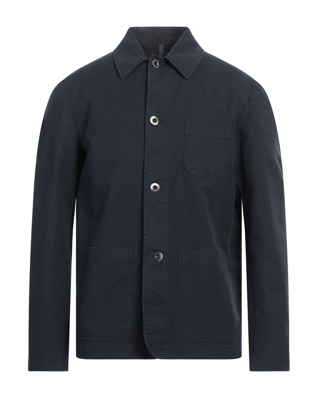 Montedoro Blue Midnight Jacket Cotton, Elastane for men