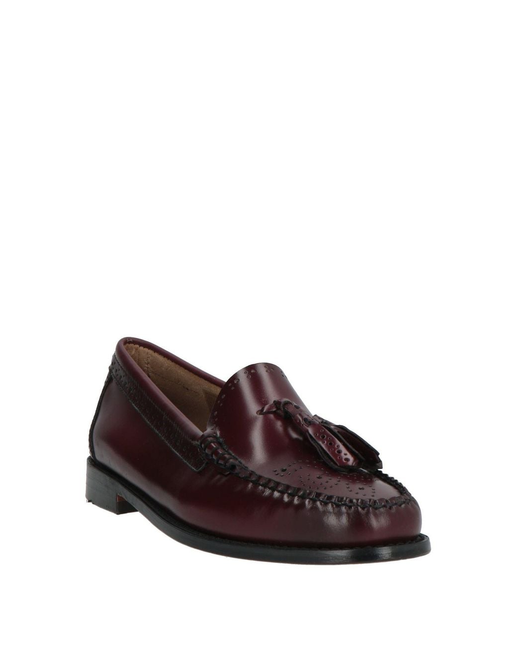 G.H.BASS Brown Weejun Estelle Brogue Loafers Leather