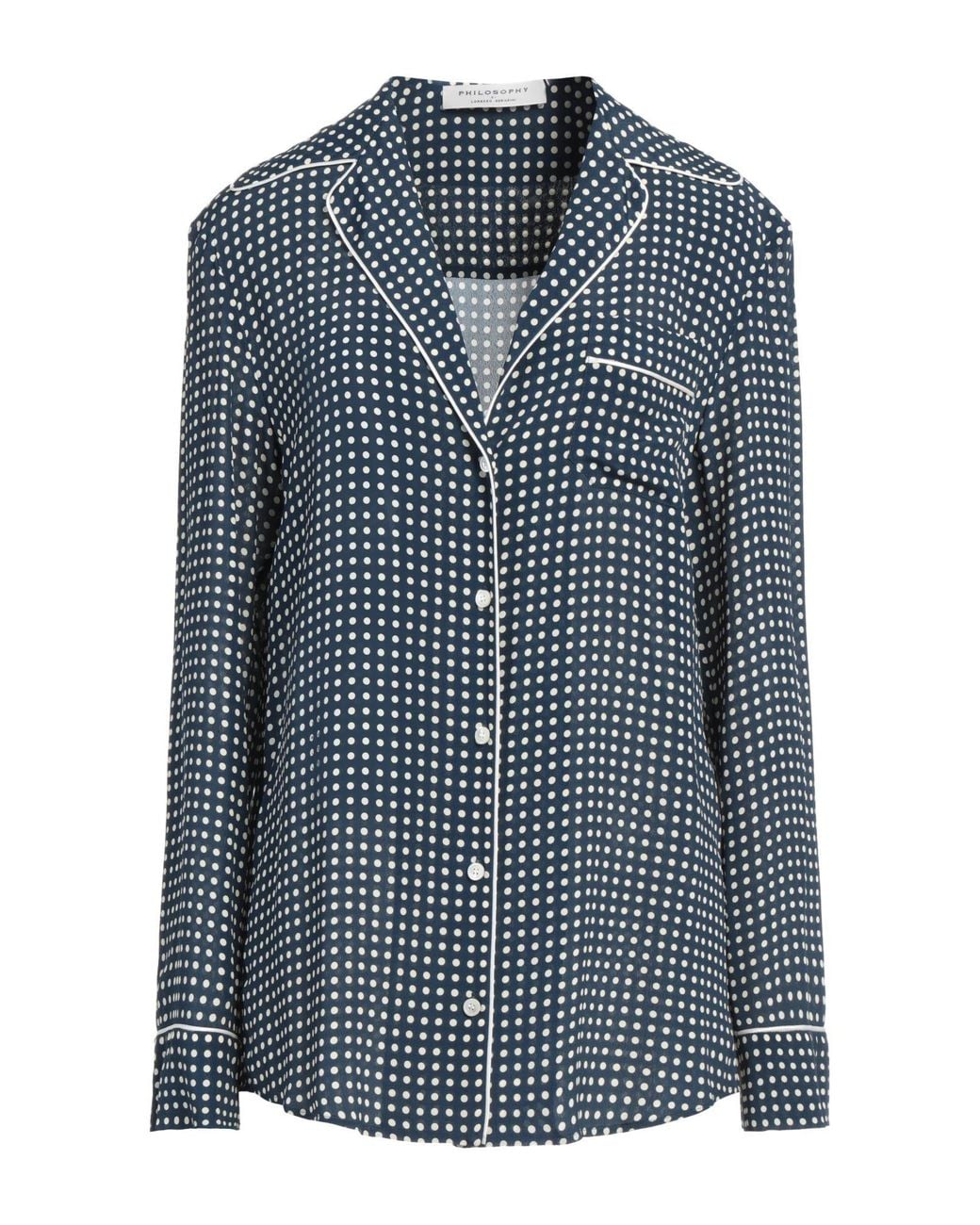 Philosophy Di Lorenzo Serafini Blue Shirt