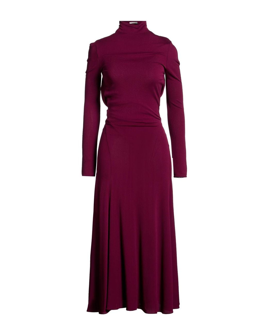 Alaïa Purple Midi Dress Viscose