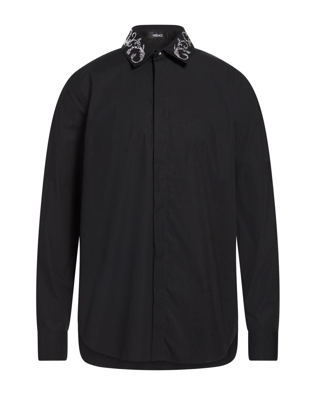 Versace Blue Shirt Cotton for men