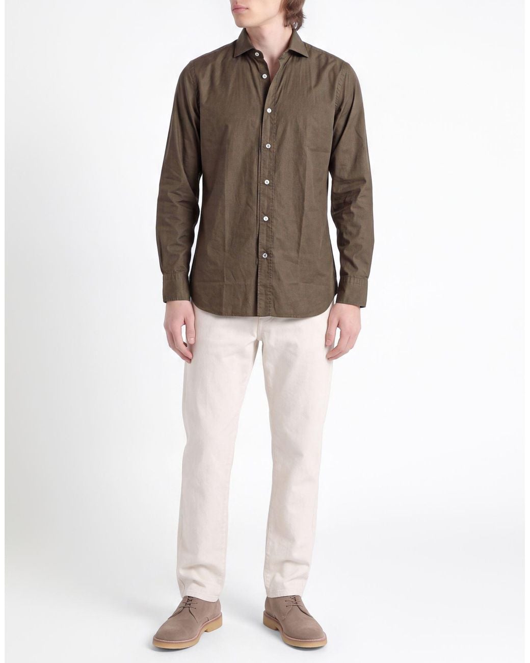 Camisa Agho de hombre de color Green