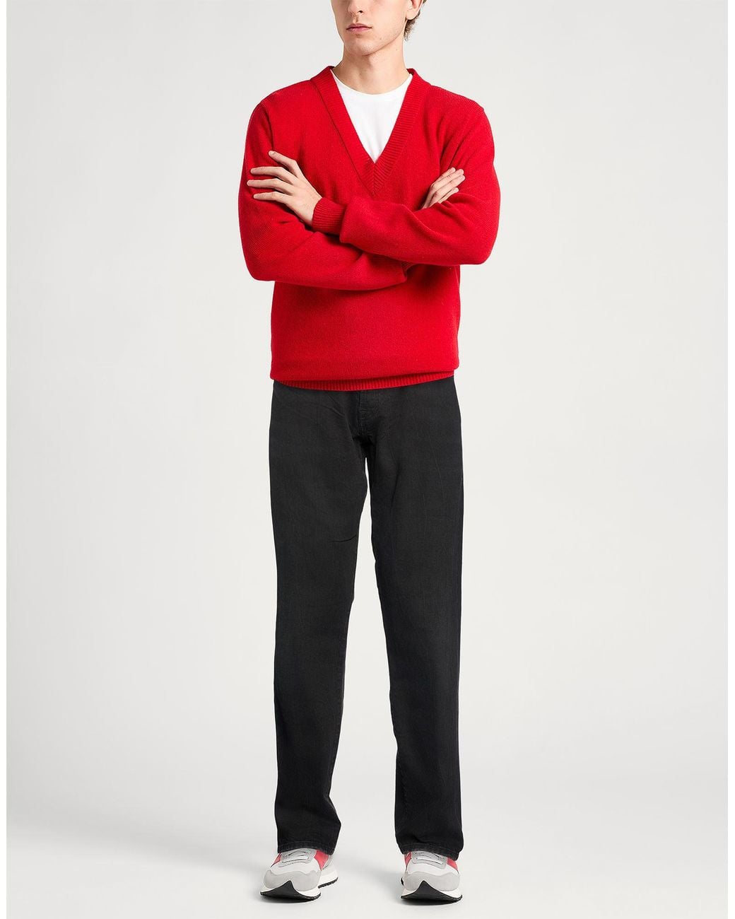 RE_HASH Black Jeans Cotton, Elastane for men