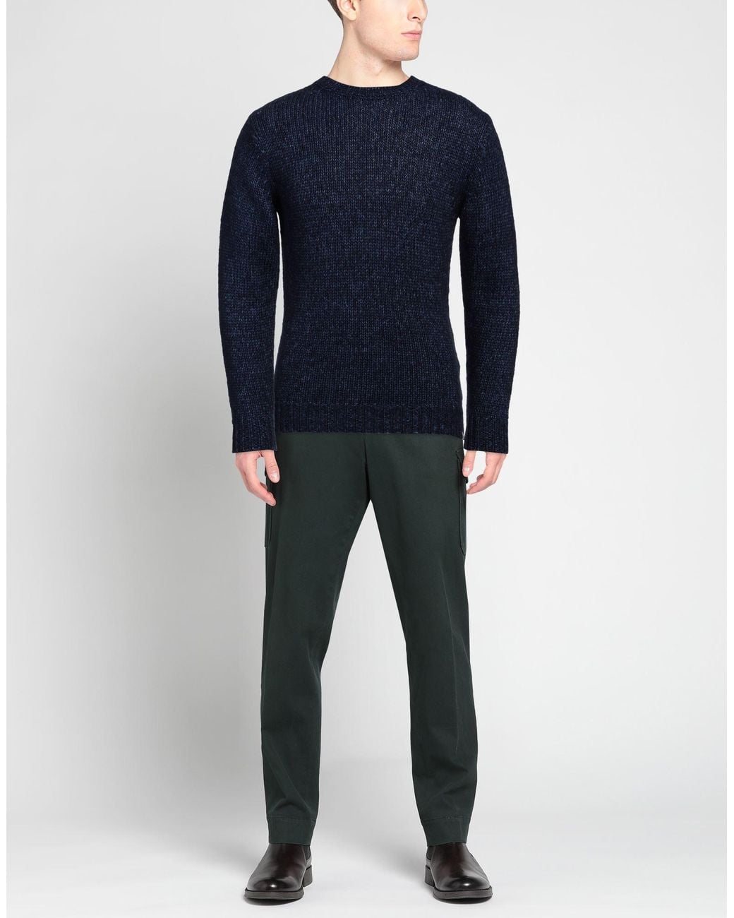 Liu Jo Blue Liu •Jo Sweater Cotton, Acrylic, Polyester, Wool, Alpaca Wool for men