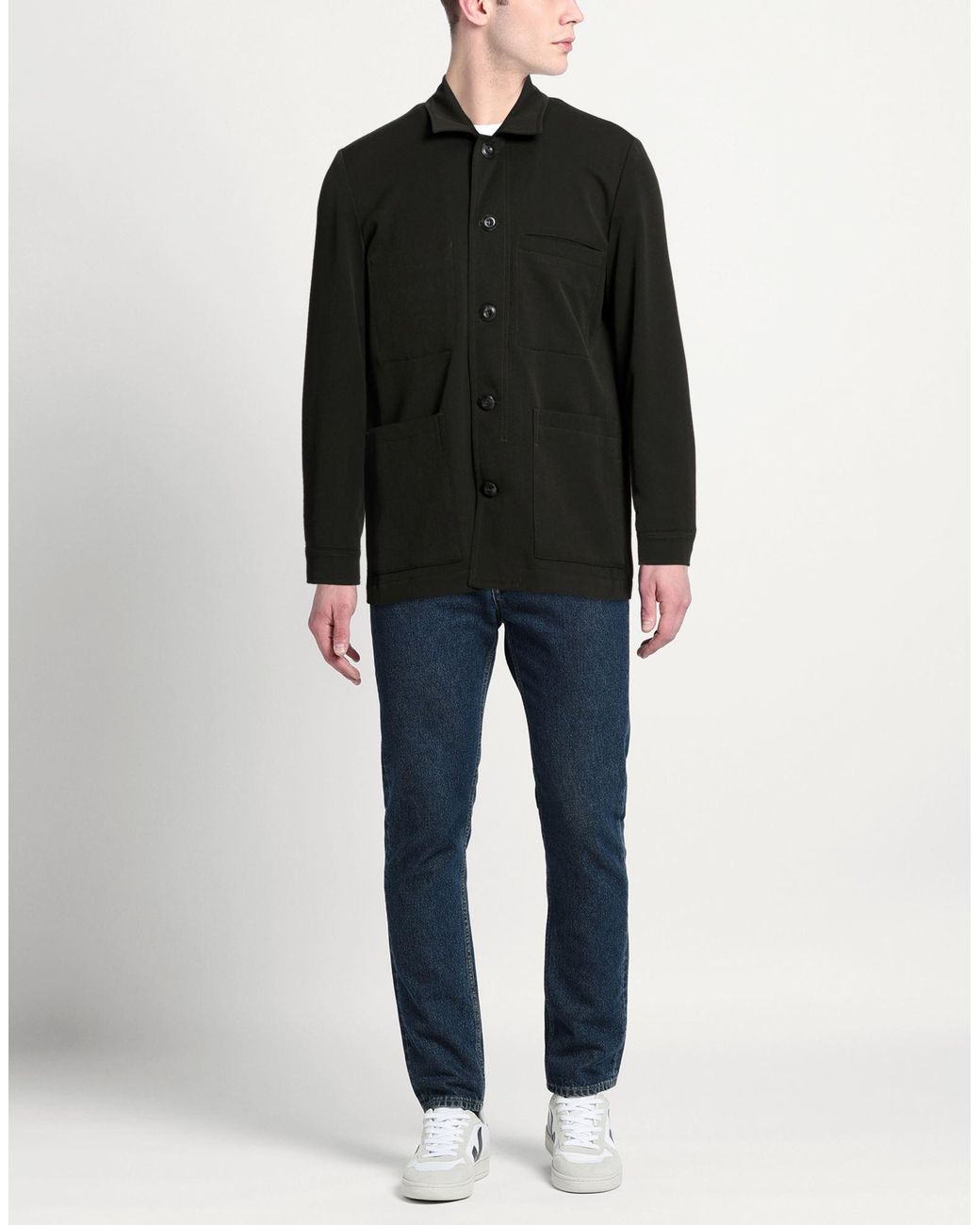 Officina 36 Black Jacket for men